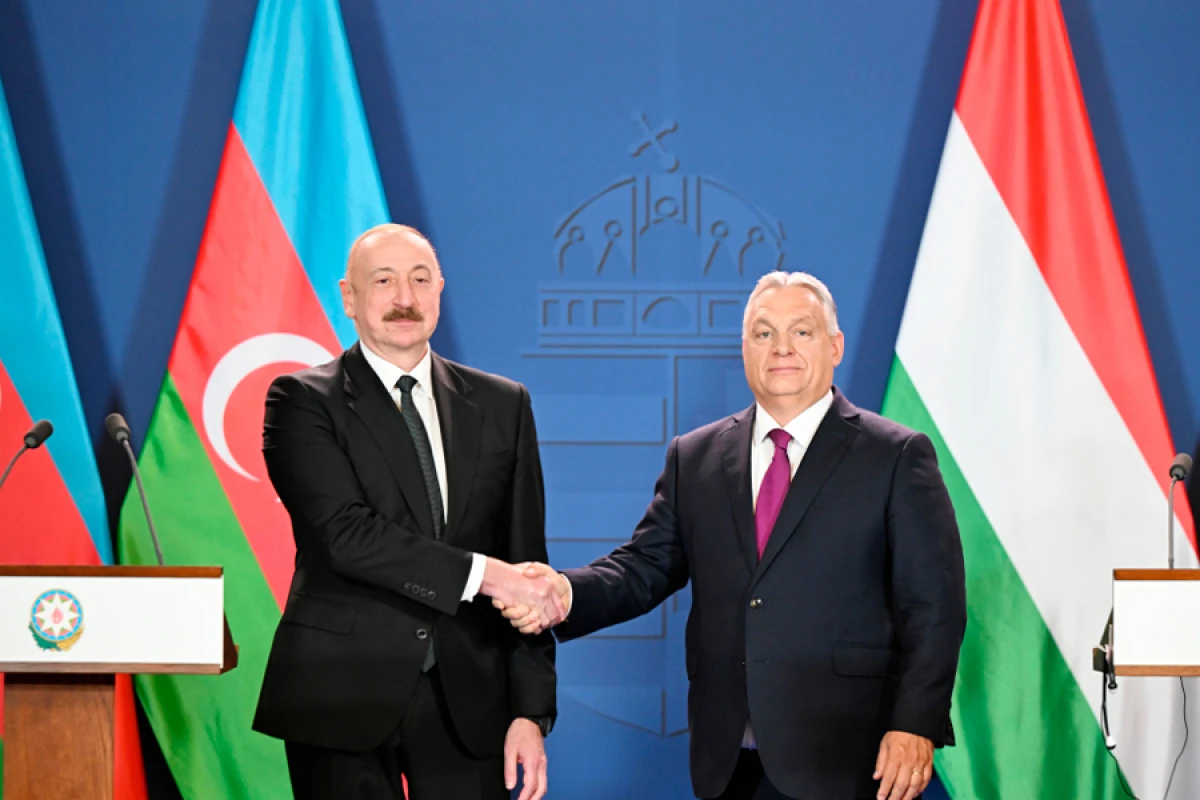 Azərbaycan Prezidenti İlham Əliyev və Macarıstanın Baş naziri Viktor Orban mətbuata bəyanatlarla çıxış etdilər [[- YENİLƏNDİ 2]]