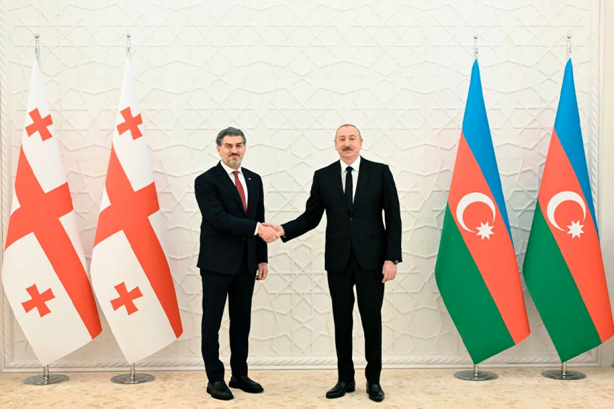 [[Azərbaycan lideri]] Gürcüstanın Prezidentini təbrik etdi