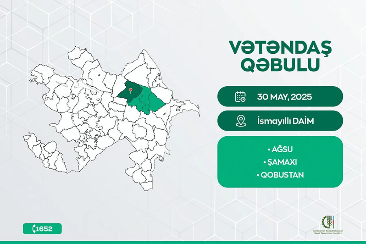 Məcnun Məmmədov [[İsmayıllıda vətəndaşları]] qəbul edəcək