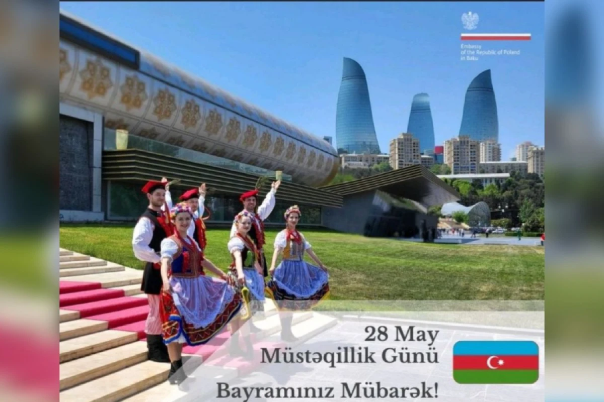 Polşa səfirliyi [[Müstəqillik Günü]] ilə bağlı paylaşım etdi