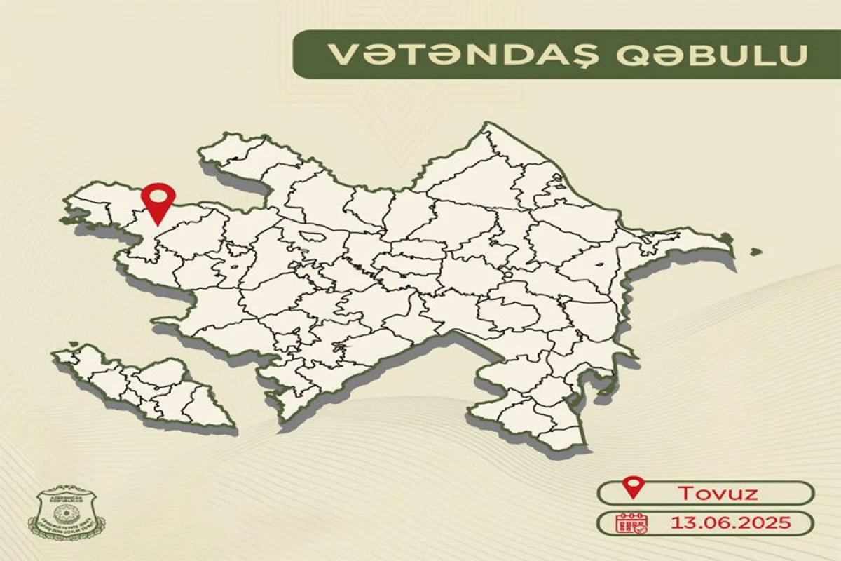 Xidmət rəisi Tovuzda [[vətəndaş qəbulu]] keçirəcək