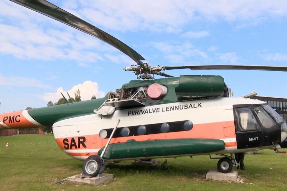 Estoniyada helikopter Baltik dənizinə düşdü