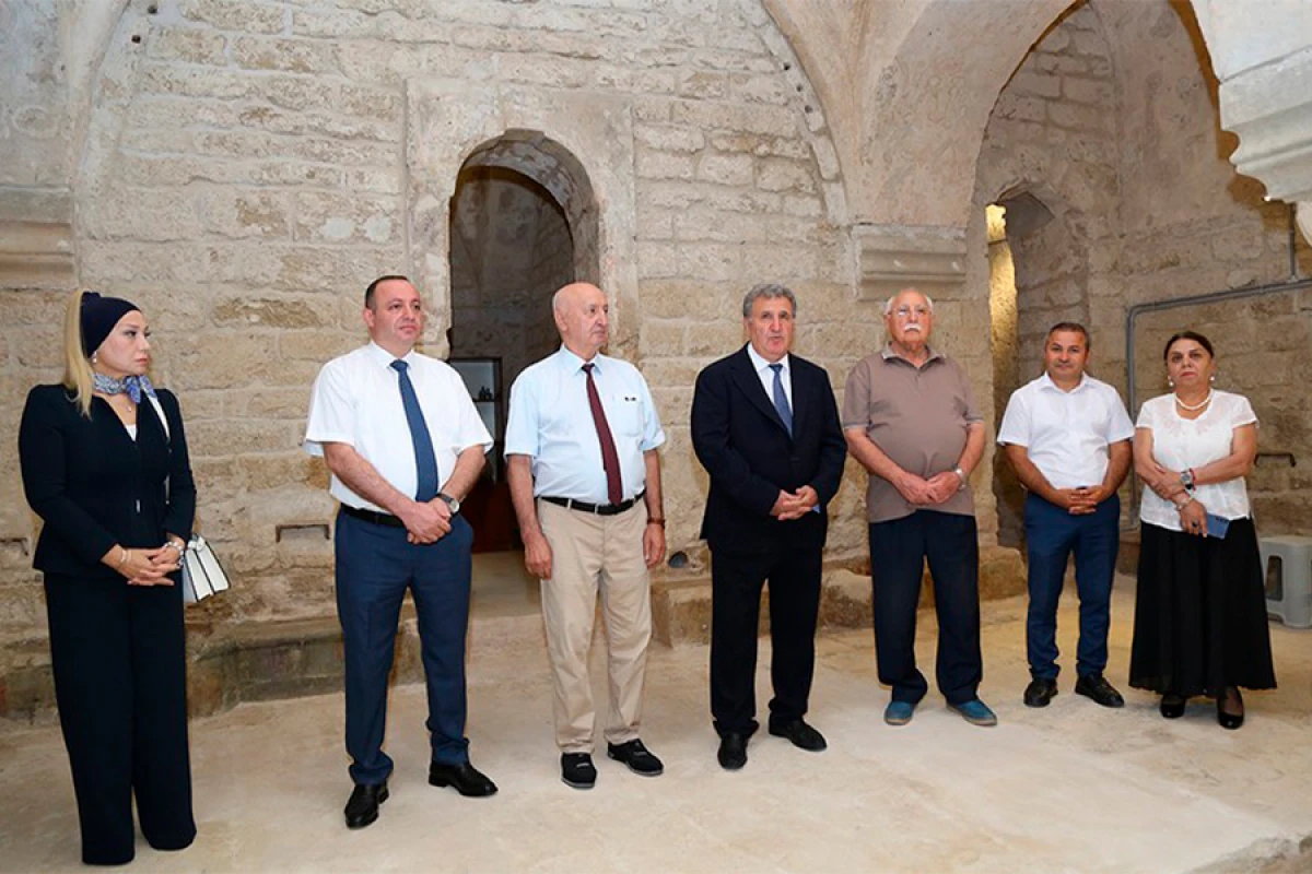 Zərgərpalan hamamının [[açılışı]] oldu