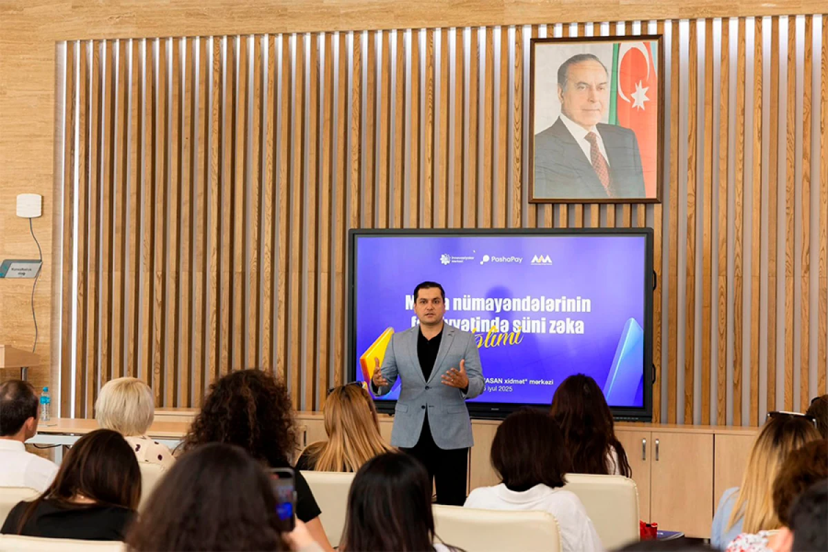 “ASAN xidmət” [[Milli Mətbuat Günü münasibətilə]] növbəti süni zəka təlimi keçirdi