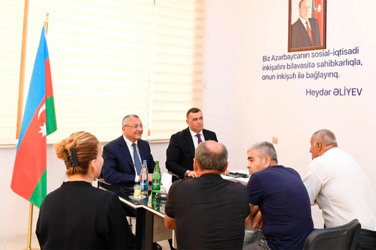 [[Rövşən Rzayev]] Ağdamda vətəndaşları qəbul etdi