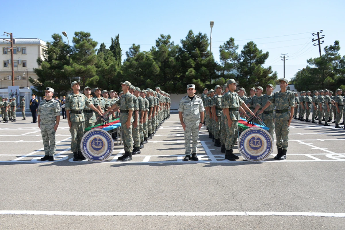 Gənc əsgərlərin [[andiçmə mərasimi]] keçirildi