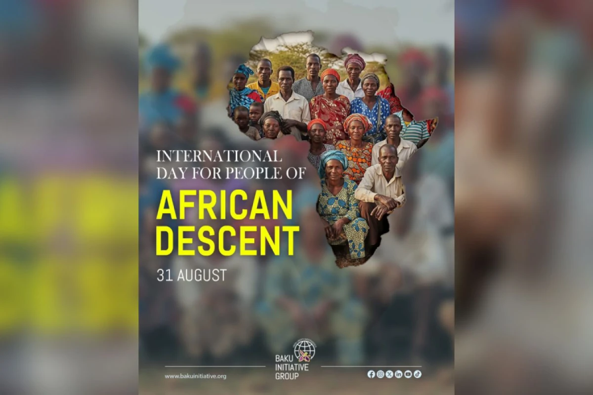 31 avqust Afrika mənşəli xalqların [[Beynəlxalq Günüdür]]