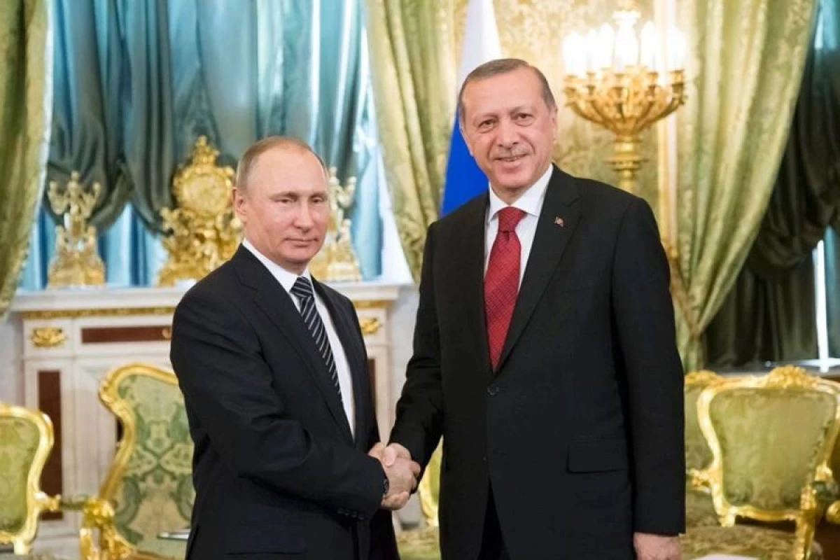 Ərdoğan Putinlə [[görüşdü]]