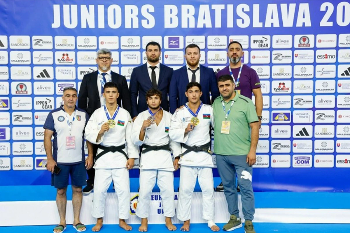 Gənclərdən ibarət cüdo millisi [[Avropa çempionatında birinci]] oldu