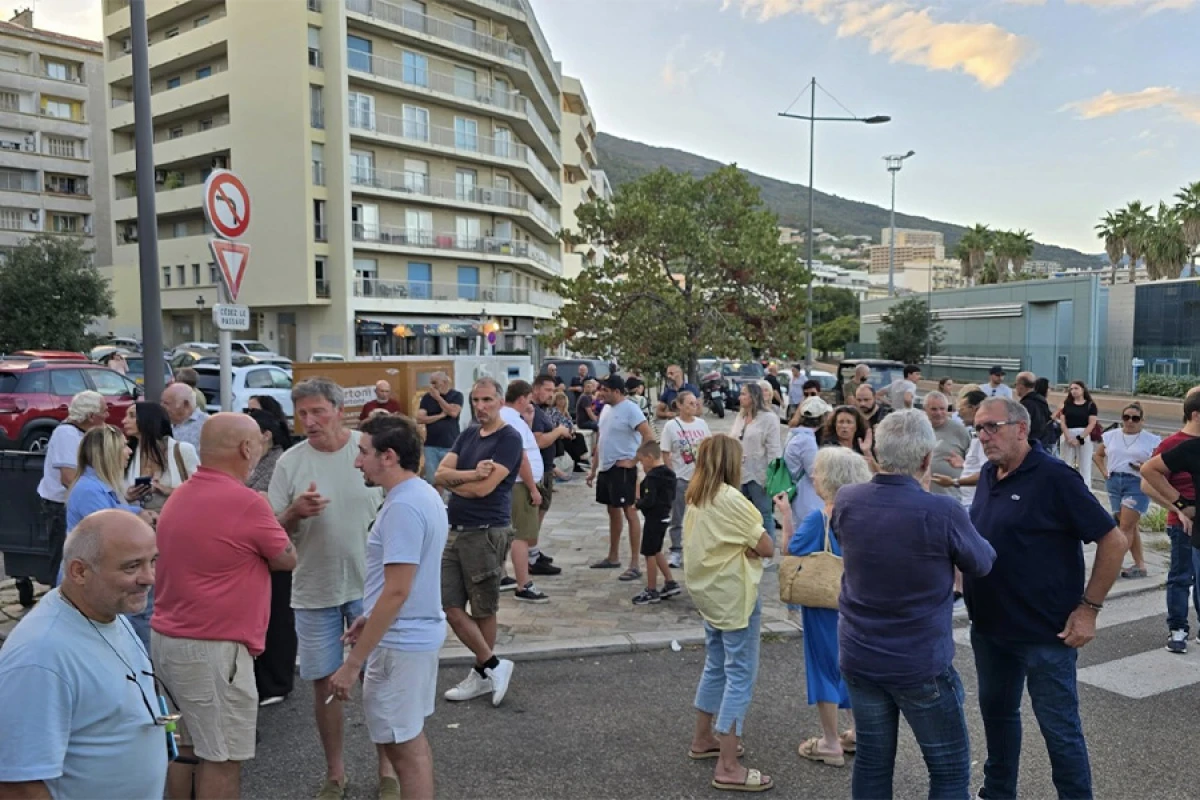 Korsikanın [[Bastiya şəhərində]] etiraz aksiyası keçirildi