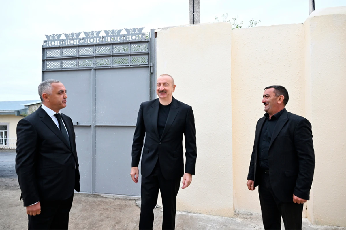 [[Prezident İlham Əliyev]] Xocalı rayonunun Seyidbəyli kəndində oldu