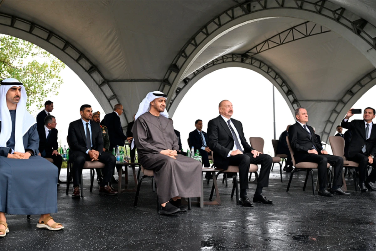 Prezidentlər Cıdır düzündə Qarabağ atlarının şousunu izlədilər [[- YENİLƏNDİ]]