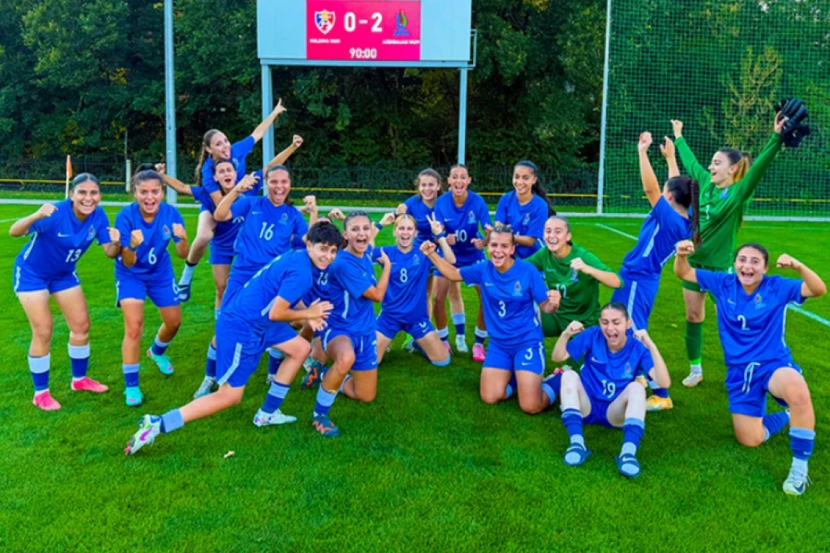 Qadınlardan ibarət millimiz [[Moldovaya qalib gəldi]]