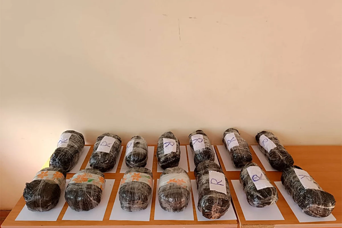 14 kiloqramdan artıq [[narkotik vasitə]] aşkarlandı