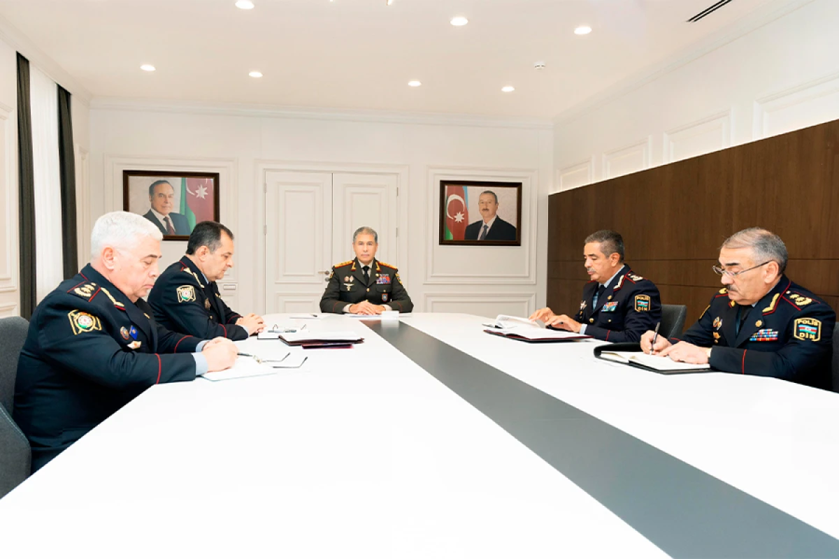 Daxili İşlər Nazirliyində [[əməliyyat müşavirəsi]] keçirildi