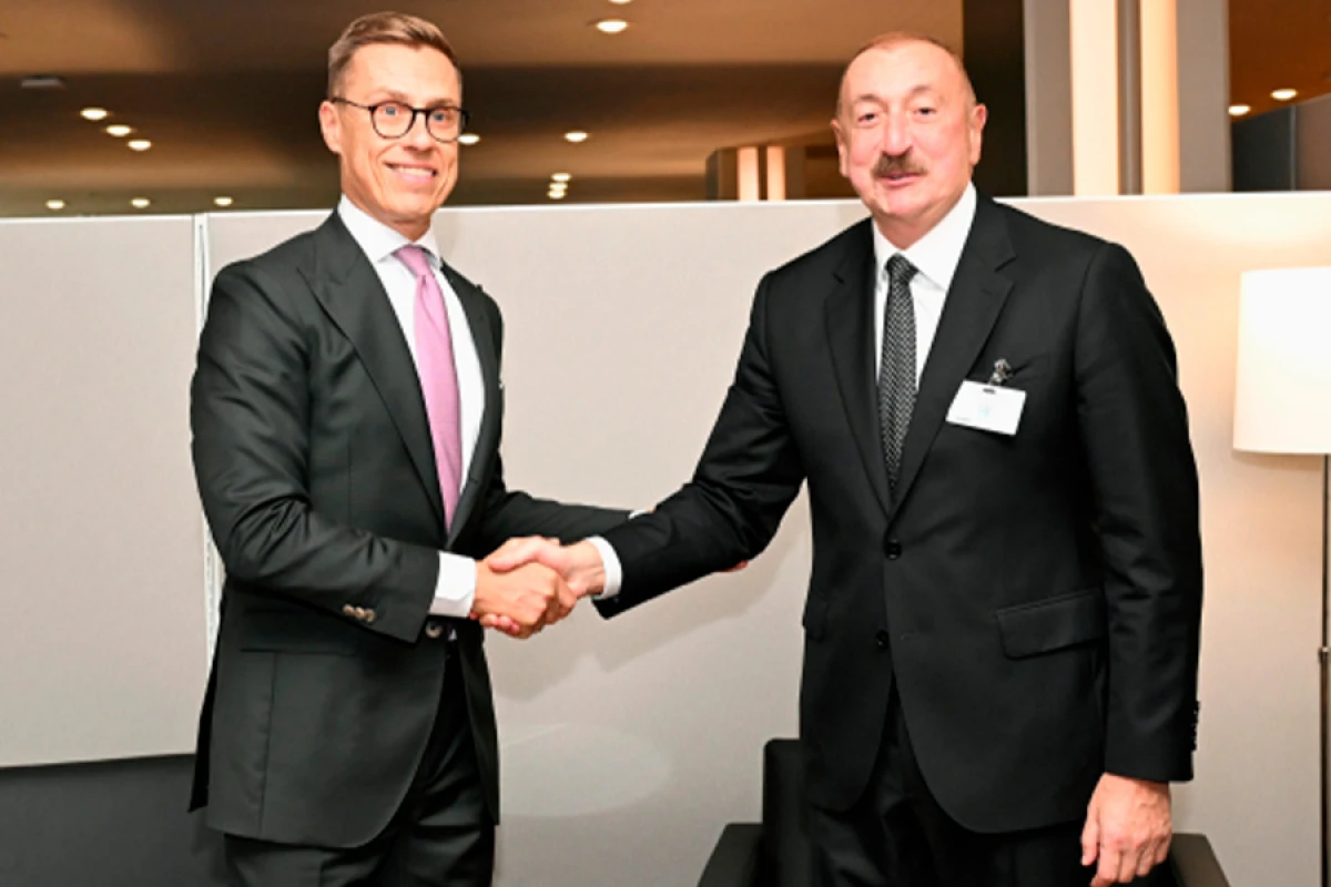 Azərbaycan Prezidenti İlham Əliyev BMT-nin Nyu-Yorkdakı mənzil-qərargahında [[Finlandiya Prezidenti ilə görüşdü]]