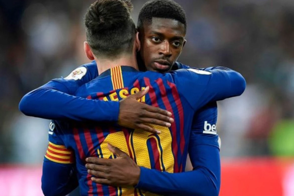 [[Messi Dembeleni]] təbrik etdi