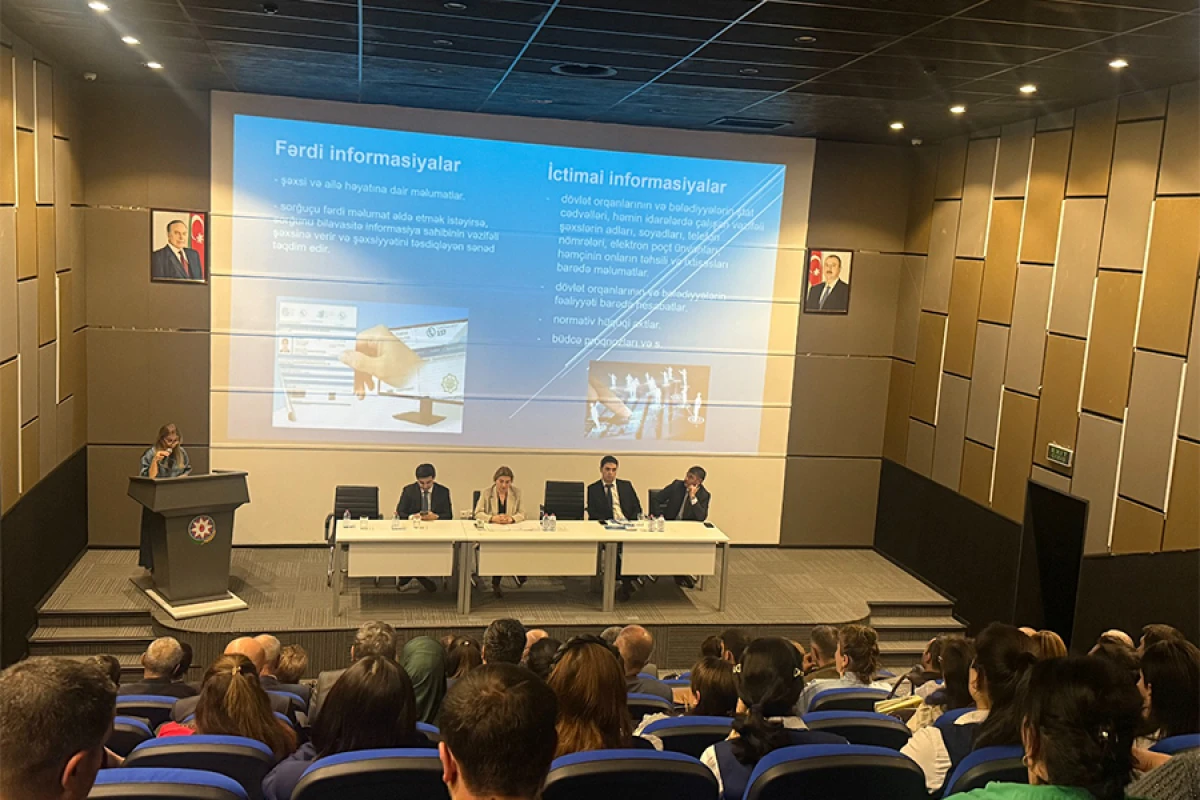 Ombudsmanın təşəbbüsü ilə [[“İnformasiya əldə etmək hüququnun təmini”]] adlı tədbir keçirildi