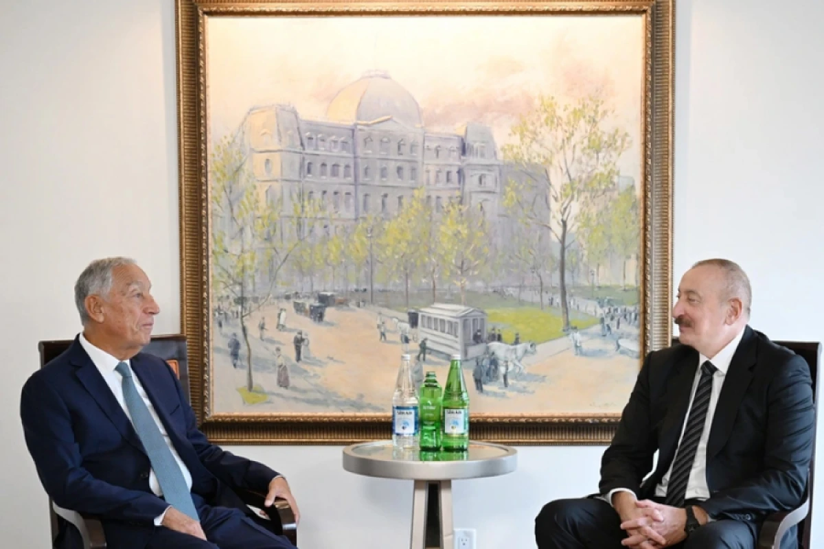 İlham Əliyev Nyu-Yorkda Portuqaliya Prezidenti ilə görüşdü- [[YENİLƏNDİ]]