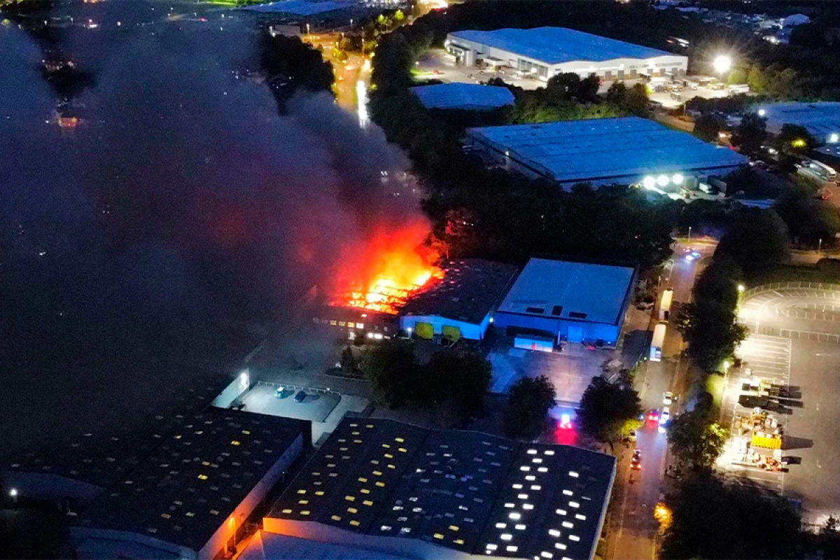 Britaniyanın [[sənaye bölgəsində]] partlayış baş verdi