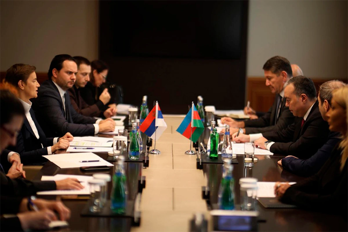 [[Maliyyə naziri]] Serbiya Milli Assambleyasının sədri ilə görüşdü