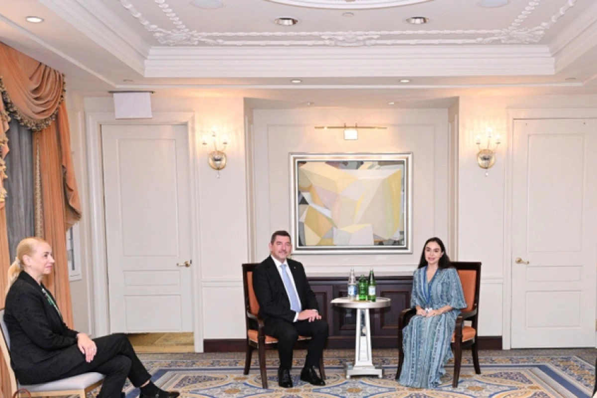 [[Leyla Əliyeva]] Sloveniya Prezidentinin həyat yoldaşı ilə görüşdü