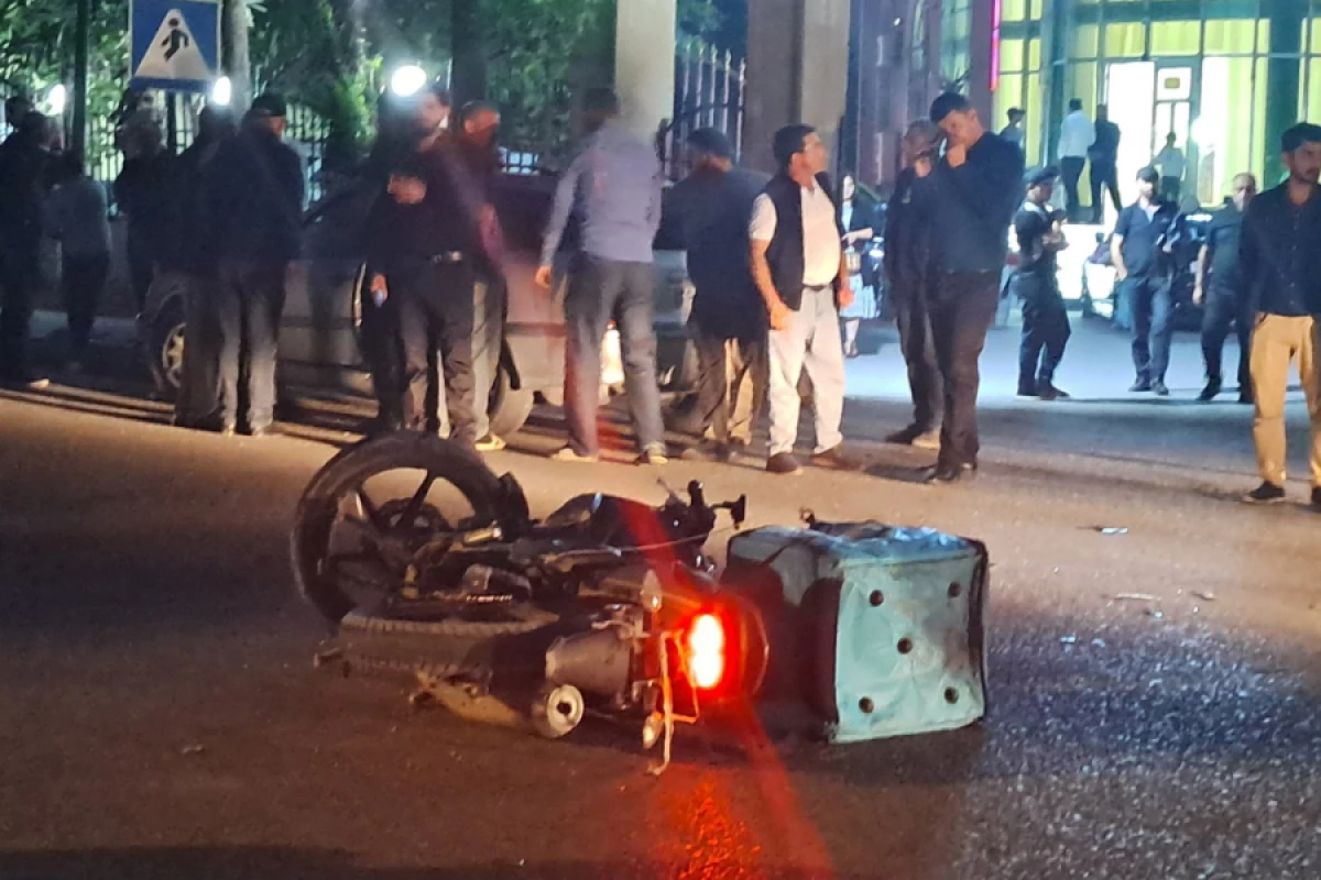 Bərdədə yol qəzasında [[kuryer xəsarət aldı]]