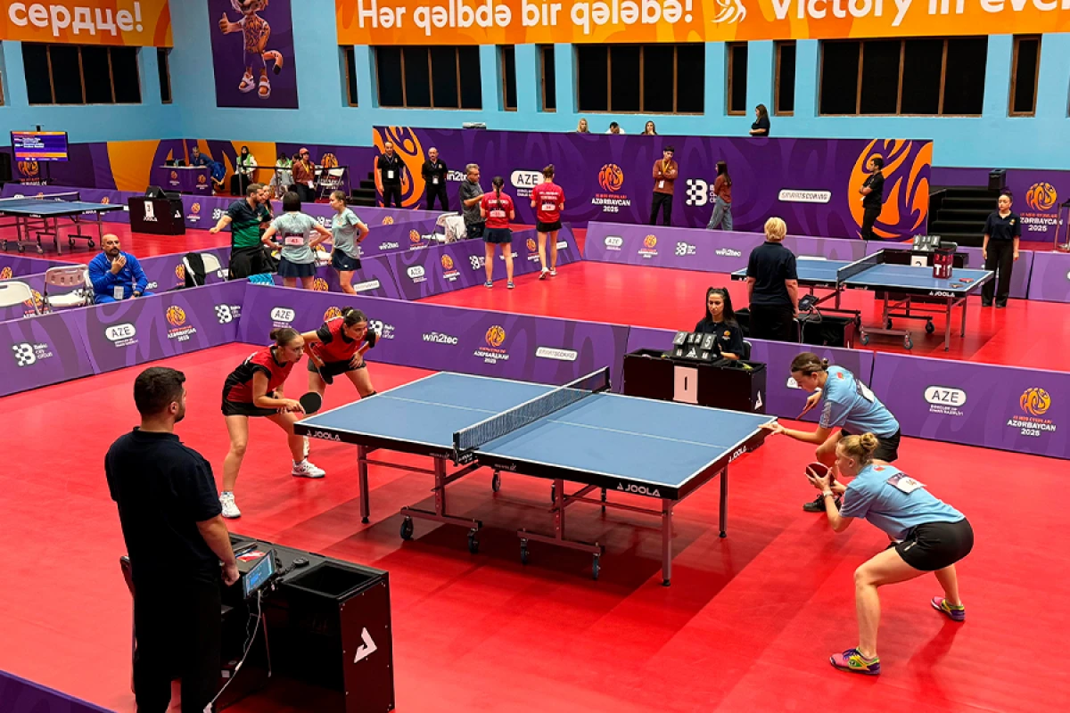 [[MDB Oyunları:]] Stolüstü tennisçilərimizin qızıl medal şansı