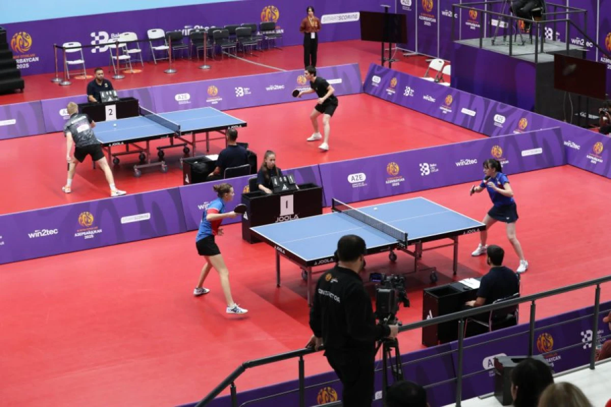 [[MDB Oyunları:]] Stolüstü tennis yarışları başa çatdı