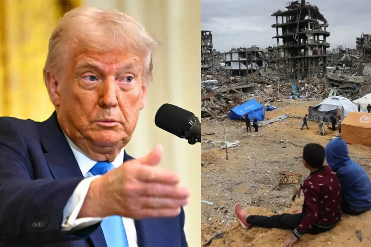 Tramp Qəzza ilə bağlı [[20 maddəlik planını]] açıqladı