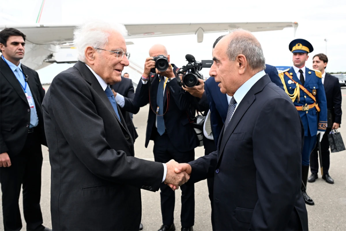 [[İtaliya Prezidenti Sercio Mattarella]] Azərbaycana rəsmi səfərə gəldi