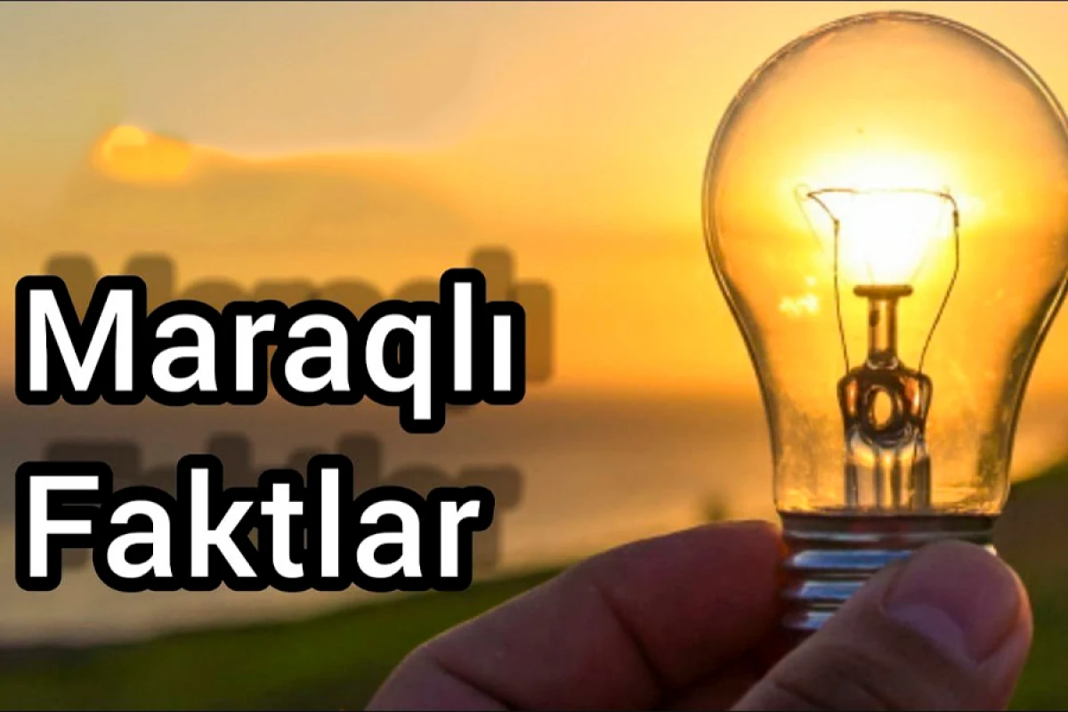 Bəs siz bu [[maraqlı faktları]] bilirdinizmi?