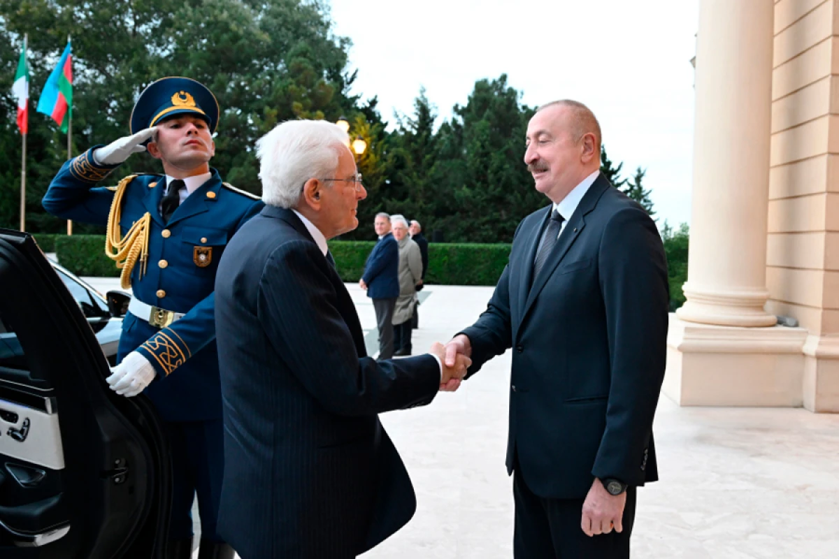 İtaliya Prezidentinin Bakıda rəsmi qarşılanma mərasimi keçirildi [[- YENİLƏNDİ]]