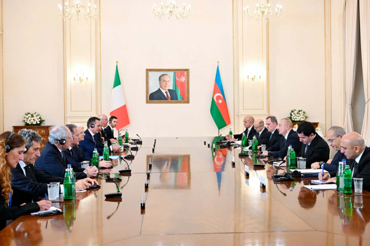 Azərbaycan Prezidentinin İtaliya Prezidenti ilə geniş tərkibdə görüşü keçirildi [[- YENİLƏNDİ]]