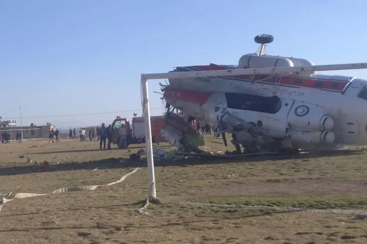 İranda Qırmızı Aypara helikopteri qəzaya uğradı: [[Ölənlər var]]
