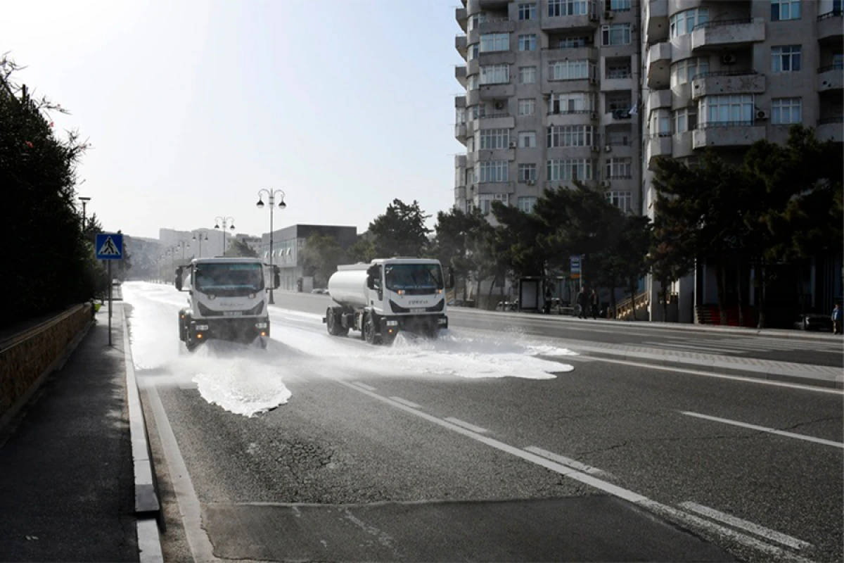 Paytaxtda [[növbəti təmizlik işləri]] aparıldı