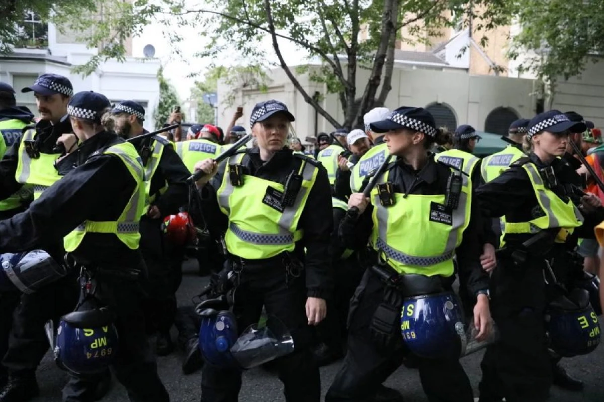 Londonda Fələstini dəstəkləyən 500-ə yaxın nəfər [[həbs edildi]]