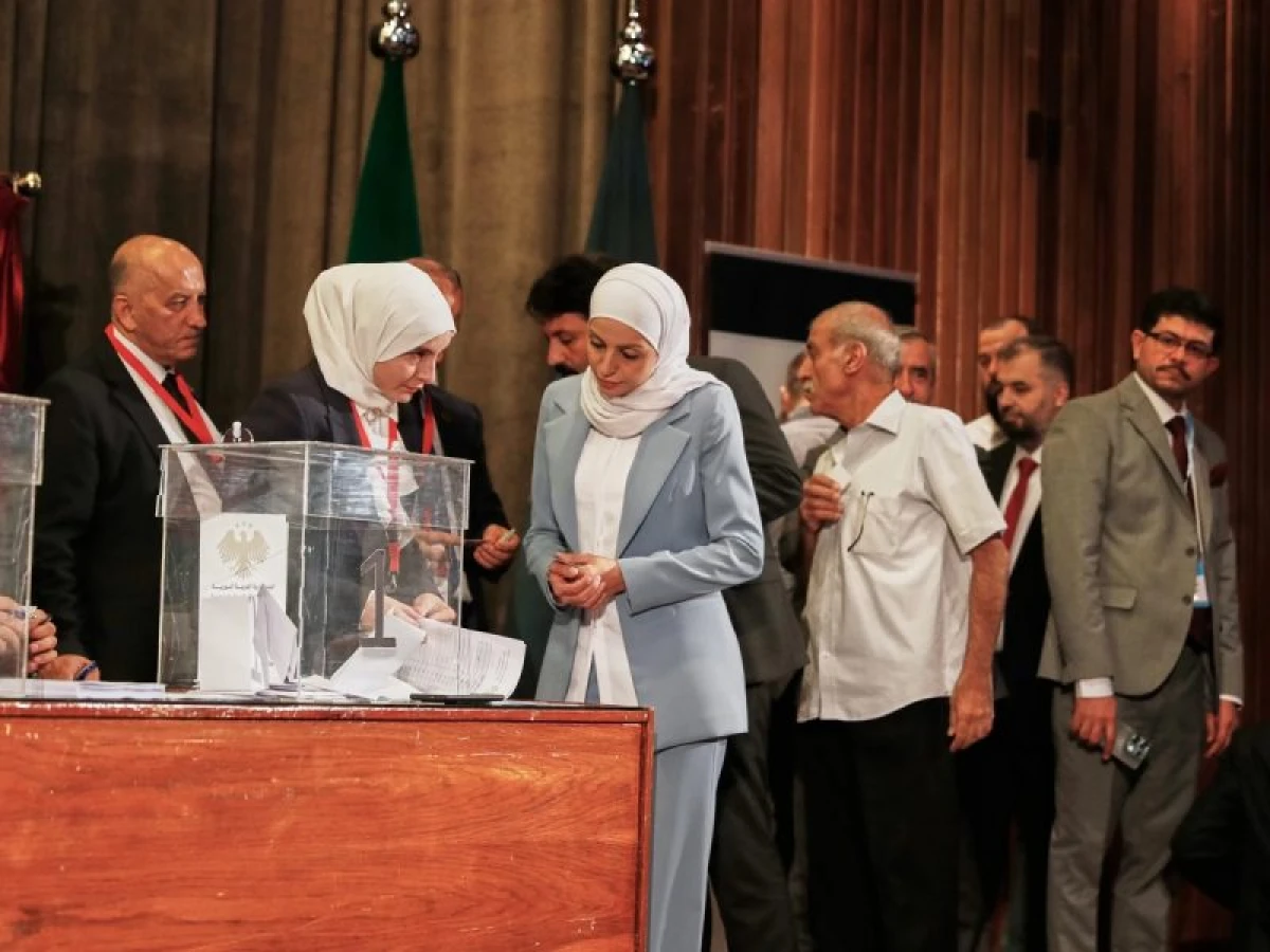 [[Suriyada]] parlament seçkiləri başa çatdı