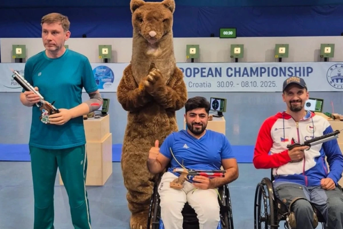 Paragüllə atıcımız Xorvatiyada Avropa çempionatında qızıl medal qazandı