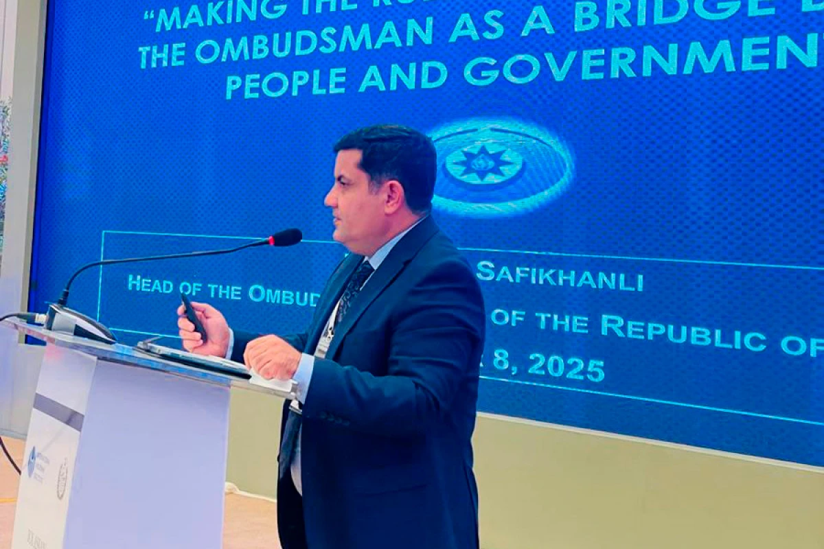 Ombudsman Aparatının rəhbəri [[beynəlxalq konfransda]] iştirak etdi