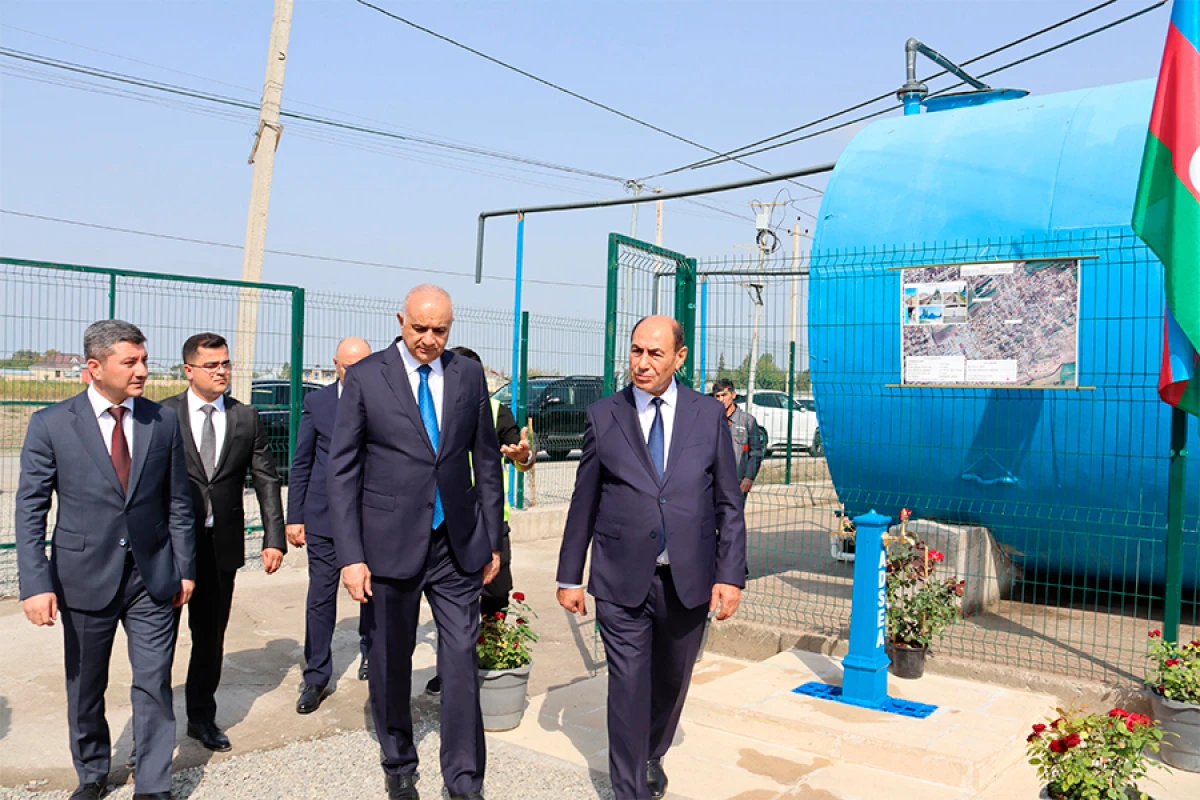 Güloğlular kəndində [[3178 nəfər içməli su ilə]] təmin olundu