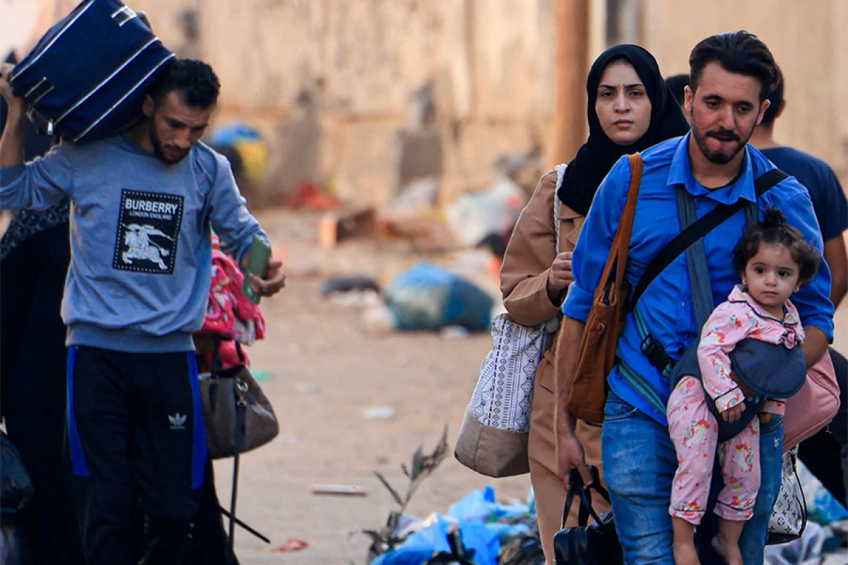 Qəzzanın şimalına təqribən [[200 min nəfər]] qayıtdı