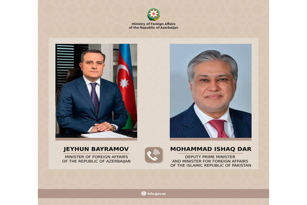 Azərbaycan və Pakistan XİN başçıları arasında telefon danışığı oldu [[- YENİLƏNDİ]]