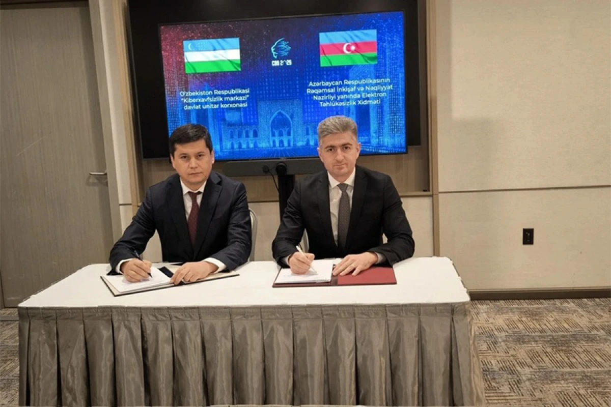 [[ETX və Özbəkistanın Kibertəhlükəsizlik Mərkəzi arasında]] Anlaşma Memorandumu imzalandı