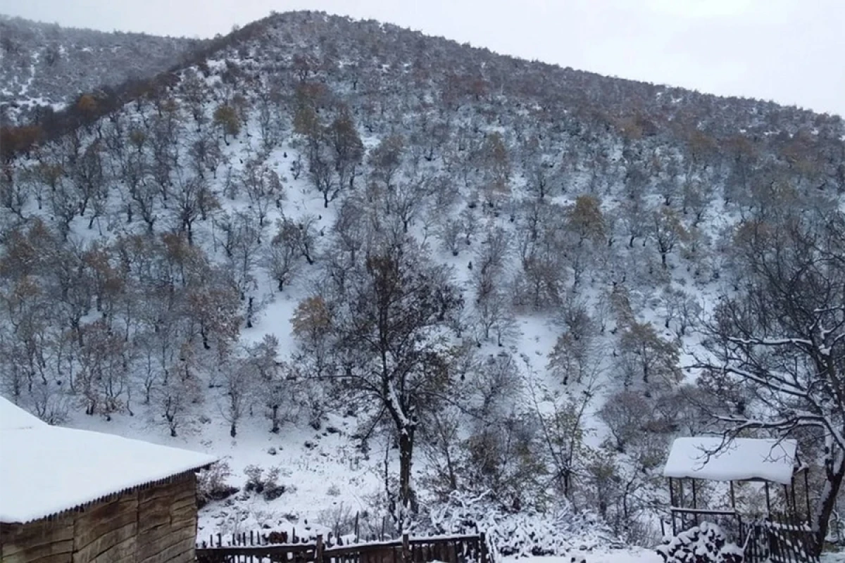 Şahdağa və Gədəbəyə qar yağdı [[- FAKTİKİ HAVA]]