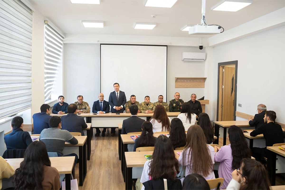 Vətən müharibəsi iştirakçılarının [[tələbələrlə görüşü]] təşkil edildi