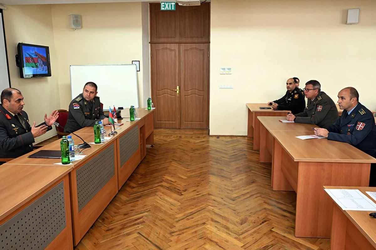 Azərbaycan-Serbiya hərbi əməkdaşlığı müzakirə olundu [[- FOTO]]