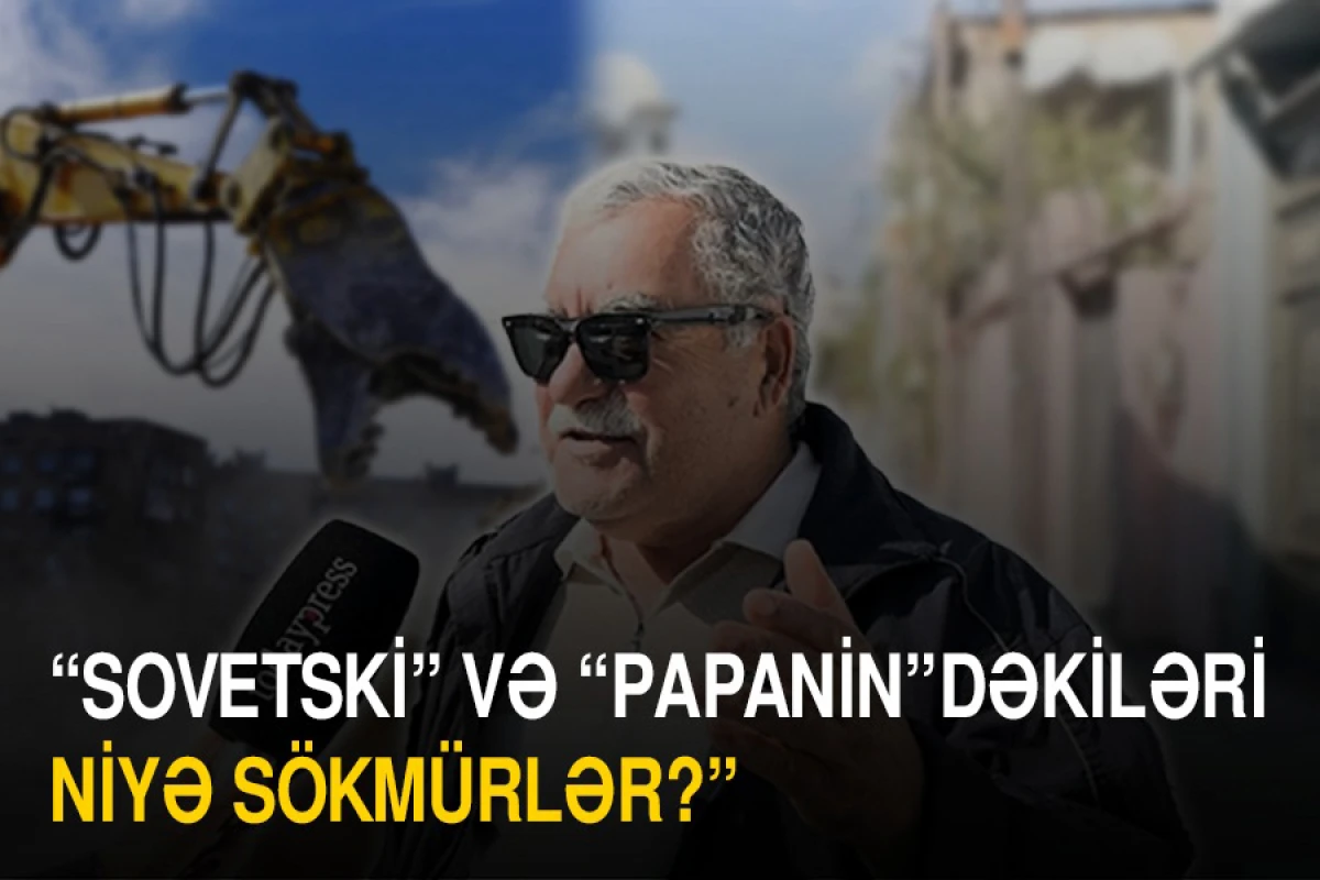 [[Yasamalda evlər plana düşür:]] "Heç maraqlanıblar ki, evlər neçəyədir?!"