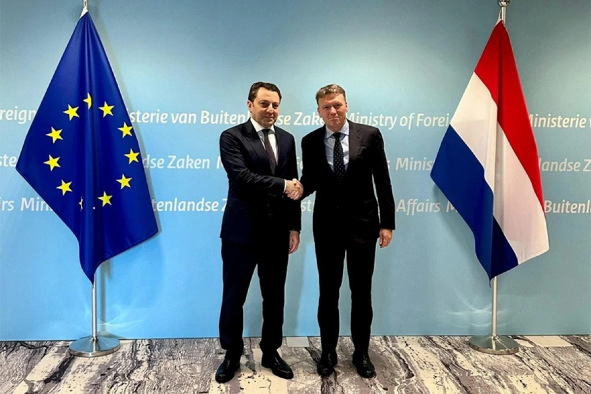 Azərbaycanla Niderland [[beynəlxalq və regional məsələləri]] müzakirə etdi