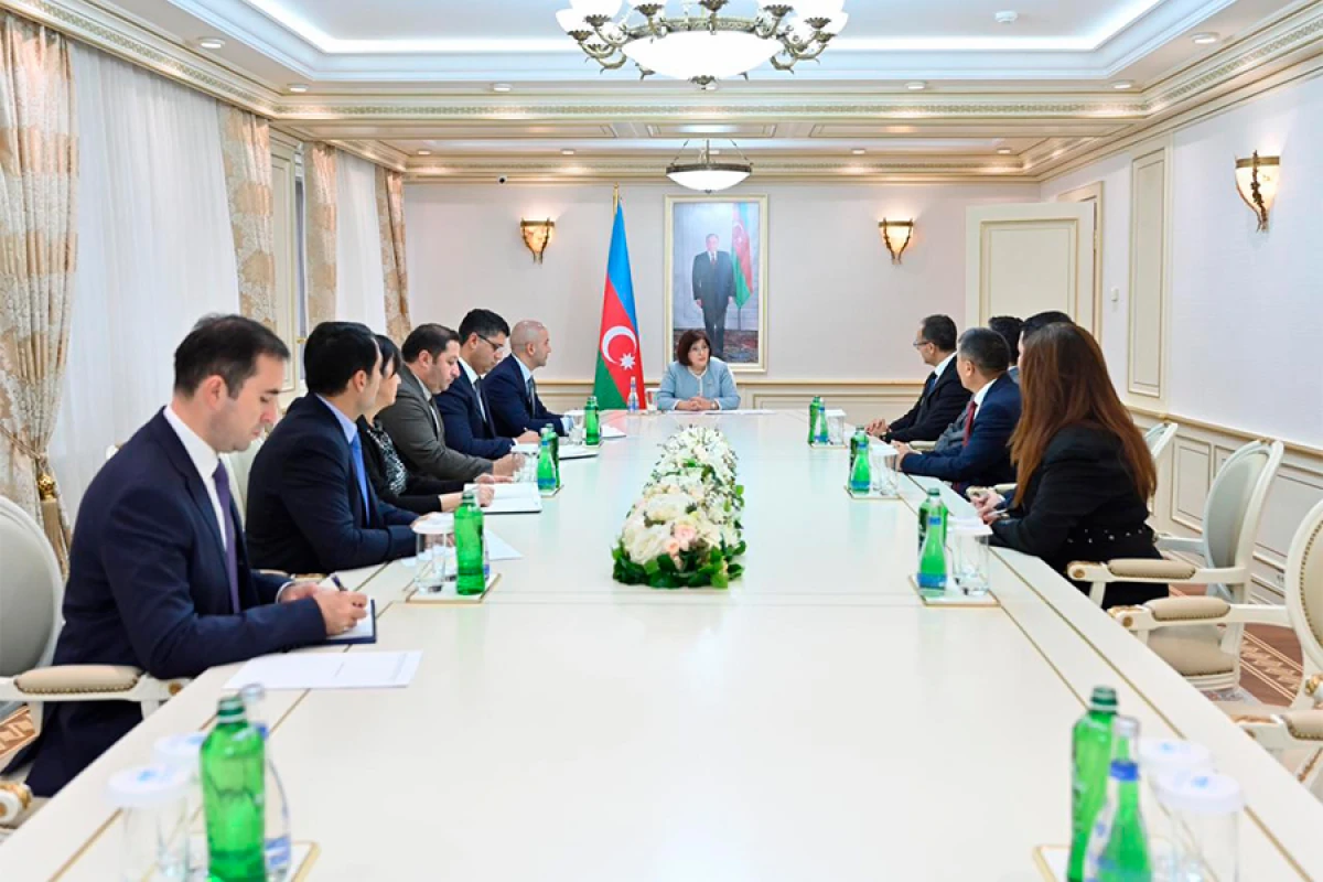 [[Sahibə Qafarova]] TÜRKPA-nın yeni Baş katibini qəbul etdi